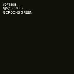 #0F1308 - Gordons Green Color Image